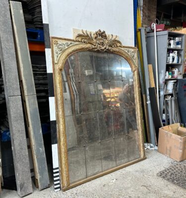 0070171 Antique Ornate Mirror ( H 197 cm x 165 ) x 1 off