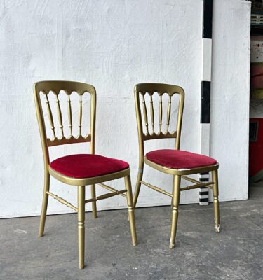0085606 Gold Banquet Chair ( H 88 cm x 38 x 41 ) x 42 off