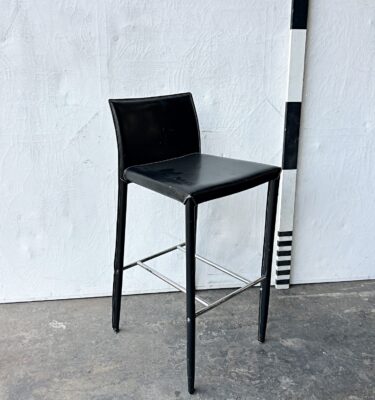0085611 Black Bar Stool ( H 96 cm x 43 x 42 ) x 1 off