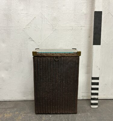 0410306 Dark Wicked Laundry Basket ( H 57 cm x 39 x 22 ) x 1 off
