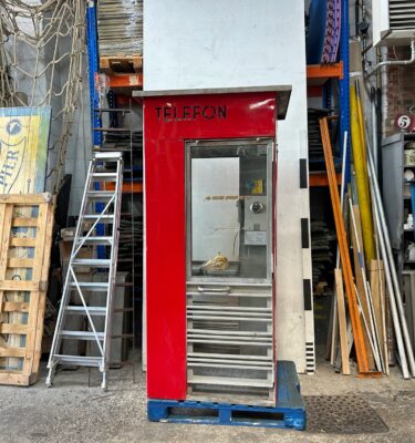 1800075 Norwegian Telephone Booth ( H 232 cm x 114 x 114 ) x 1 off