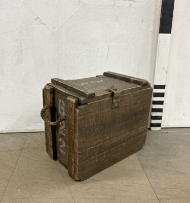 2200123 Period Army Wooden Crate ( H 40 cm x 47 x 28 ) x 1 off