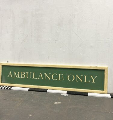 0044312 Ambulance Period Sign ( H 40 cm x 180 x 1 off