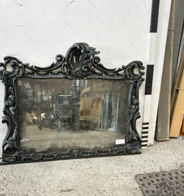 0070175 Black Ornate Mirror ( H 111 cm x 140 ) x 1 off