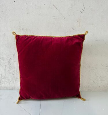 9900105 Red Velvet Cushion ( H 44 cm x 44 ) x 2 off