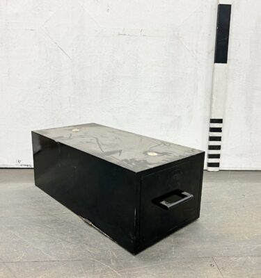 1700281 Black Wooden Storage Drawer ( H 28 cm x 35 x 74 ) x 1 off