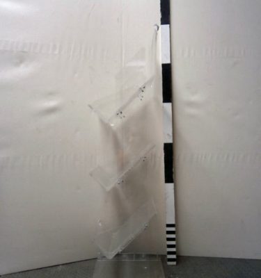 3900087 Clear Magazine Stand ( 164cm x 42 x 41 )
